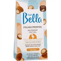 Folhas Prontas Facial Depil Bella Argan C/16