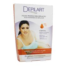 Folhas Prontas para Depilação Corporal Mel - Depilart Folhas Prontas para Depilação Corporal Mel - Depilart