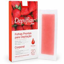 Folhas Prontas Para Depilação Corporal Morango Rapida 20un Folhas Prontas Para Depilação Corporal Morango Rapida 20un