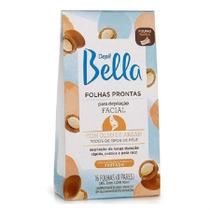 Folhas Prontas para Depilação Facial com Óleo de Argan 16 Folhas Depil Bella Folhas Prontas para Depilação Facial com Óleo de Argan 16 Folhas Depil Bella