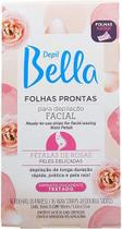 Folhas Prontas para Depilação Facial Depil Bella Pétalas de Rosas