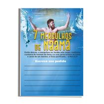 Folheto 7 Mergulhos de Naamã 500 Unidades de Papel Couchê Folheto 7 Mergulhos de Naamã 500 Unidades de Papel Couchê