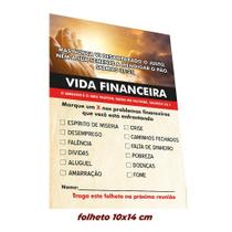 Folheto Campanha para Vida Financeira e Prosperidade para Igrejas - 500 Unidades