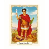 Folheto de Orações Santos da Fé 6 cm 100 Unidade