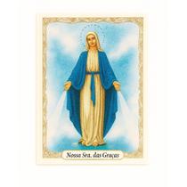 Folheto De Orações Santos Da Fé 6 Cm 100 Unidade