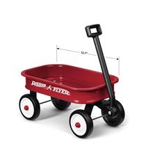 Folheto de rádio Toy Wagon Little Red de 12,5 polegadas para crianças de 1 ½ anos ou mais