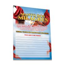 Folheto Manto dos Milagres - 500 Unidades em Papel Couchê