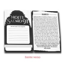 Folheto Noite do Salmo 91 500 Unidades Impressas Frente e Verso Folheto Noite do Salmo 91 500 Unidades Impressas Frente e Verso