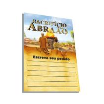 Folheto Sacrifício de Abraão 10x14cm - 500 Unidades de Papel Couchê Folheto Sacrifício de Abraão 10x14cm - 500 Unidades de Papel Couchê