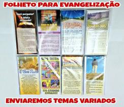 Folhetos de evangelismo pacote com 5000 (mil) - alfa e ômega