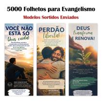 Folhetos para Evangelização Kit com 5.000 Unidades Temas Sortidos NTLH Folhetos para Evangelização Kit com 5.000 Unidades Temas Sortidos NTLH