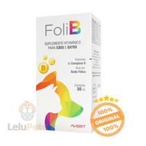 Foli B Avert 30 ml Suplemento Ácido Fólico P/ Cachorro Gato