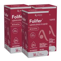 Folifer Gotas Tutti-Frutti e Caramelo Kit 3Un De 30ml Cada