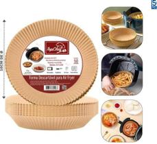 Fomra de Papel de Parede Ayr fryer Descartável com Kit 50un Fomra de Papel de Parede Ayr fryer Descartável com Kit 50un