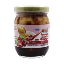 Fondant de leite diet com morango (doce) pote 220g hué - und