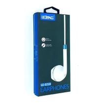 Fonde de Ouvido Earphones com fio e Microfone Lelong LE-0218Y Branco com Azul Fonde de Ouvido Earphones com fio e Microfone Lelong LE-0218Y Branco com Azul