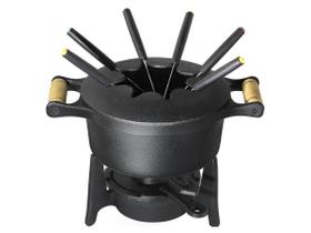 Fondue A Álcool Completo Em Ferro Fundido Santana 18 Cm Fondue A Álcool Completo Em Ferro Fundido Santana 18 Cm