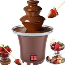 Fondue cascata de chocolate de 3 andares