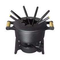 Fondue de Ferro Fundido 1.8 Litros a Álcool Completo com Garfinhos - 18cm