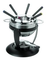 Fondue Inox e Cerâmica 11 Peças 1,5 Litros 2 em 1 Fondue Inox e Cerâmica 11 Peças 1,5 Litros 2 em 1