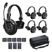 Fone 5 Headset Intercomunicador Synco Xtalk X5 Completo