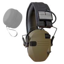 Fone Abafador Eletrônico Proteção Ruído Auditiva Fone de Ouvido Entrada P2