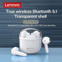 Fone Bluetooth 5.1 Lenovo XT96 Estereo Original (Preto)