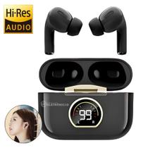 Fone Bluetooth 5.3 com Hi-Res Áudio, Case com Visor LED e IPX4 LE2450