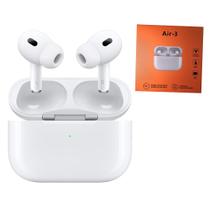 Fone Bluetooth Air 3 Compatível com iPhone Samsung e Xiaomi