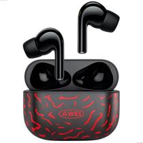 Fone Bluetooth Awei T29ANC ANC 52dB IPX5 Som HD TWS 25h de Bateria e Bluetooth 6.0