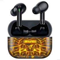 Fone Bluetooth Awei T29Pro IntraAuricular IPX5 com Case Estilo Chip, Relâmpago,Circuito e Mapa e Som Potente Fone Bluetooth Awei T29Pro IntraAuricular IPX5 com Case Estilo Chip, Relâmpago,Circuito e Mapa e Som Potente