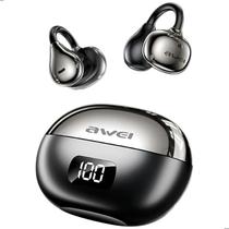 Fone Bluetooth Awei TZ50 Excelente Para Corrida e Academia Sem Fio Clip de Orelha Esportivo IPX6 Android e IOS