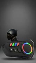 Fone Bluetooth Capacete Moto Headset RGB