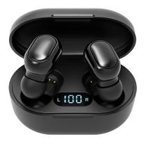 Fone Bluetooth com Visor LED Case Portátil Fácil de Usar