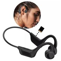 Fone Bluetooth Condução Ossea Esportivo Para Ciclista Sport