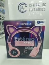 Fone bluetooth de gatinho