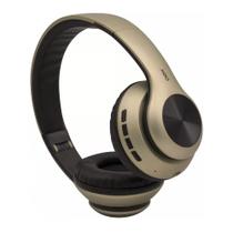 Fone Bluetooth Dobrável sem Fio Headset Glam Dourado OEX