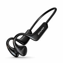 Fone Bluetooth Esportivo A896BL Academia e Corrida com Microfone Som Potente Awei