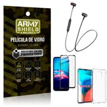 Fone Bluetooth Hs-615 Moto E7+Capinha Anti Shock+Película 3D