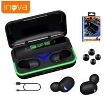 Fone Bluetooth Inova TWS FON-11109 Original Estéreo HD, Ideal p/ Treinos e Rotina