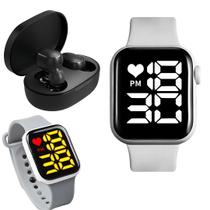 Fone Bluetooth inPods Sem Fio Relógio Digital Esportivo Unissex Conforto e Estilo para Atividades Físicas Fone Bluetooth inPods Sem Fio Relógio Digital Esportivo Unissex Conforto e Estilo para Atividades Físicas