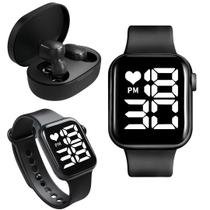 Fone Bluetooth inPods Sem Fio Relógio Digital Esportivo Unissex Conforto e Estilo para Atividades Físicas Fone Bluetooth inPods Sem Fio Relógio Digital Esportivo Unissex Conforto e Estilo para Atividades Físicas