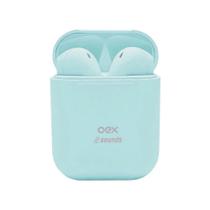 Fone bluetooth oex candy freedom tws11 azul pastel