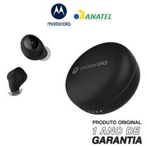 Fone Bluetooth Original Motorola Moto Buds 250, Carregamento sem fio