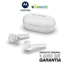 Fone Bluetooth Original Motorola Moto Buds 85 Bluetooth 5.0 4h de Reprodução - Branco