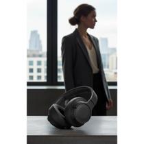 Fone Bluetooth Over-Ear Preto: Som Imersivo e Conforto Durad