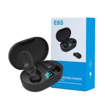 Fone Bluetooth Sem Fio Qualidade Estéreo E6S TWS True Wireless Earphone