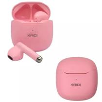 Fone bluetooth tws, kaidi kd-771, bluetooth 5.1 rosa