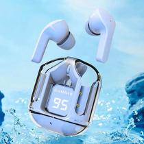 Fone Bluetooth Ultrapods Max 5.3 IPX4 Sem Fio com Microfone Azul Claro