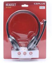 Fone Com Microfone C3Plus Preto - Ph-02Bk